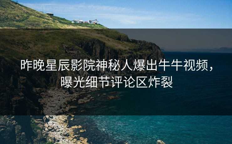 昨晚星辰影院神秘人爆出牛牛视频，曝光细节评论区炸裂